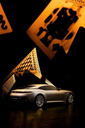 2025 Aston Martin DB12 Goldfinger Edition phone wallpaper thumbnail.