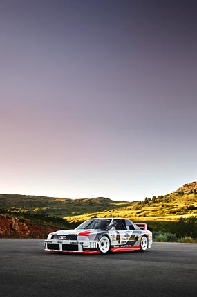 1989 Audi 90 Quattro IMSA GTO phone wallpaper thumbnail.