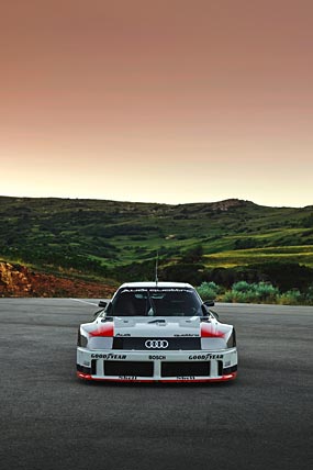 1989 Audi 90 Quattro IMSA GTO phone wallpaper thumbnail.