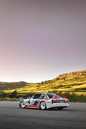 1989 Audi 90 Quattro IMSA GTO phone wallpaper thumbnail.