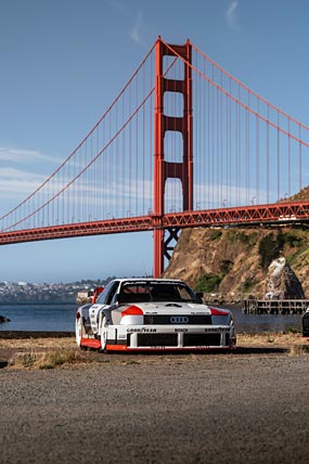 1989 Audi 90 Quattro IMSA GTO phone wallpaper thumbnail.