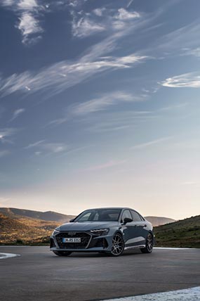 2025 Audi RS3 Sedan phone wallpaper thumbnail.