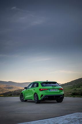 2025 Audi RS3 Sportback phone wallpaper thumbnail.