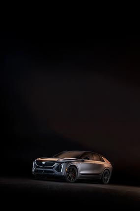 2026 Cadillac Lyriq-V phone wallpaper thumbnail.