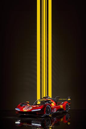 2023 Ferrari 499P phone wallpaper thumbnail.