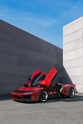 2025 Ferrari F80 phone wallpaper thumbnail.