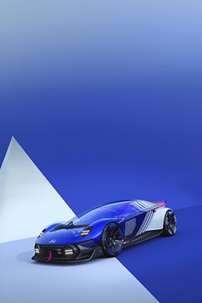 2024 Ford RS2.00 Concept phone wallpaper thumbnail.