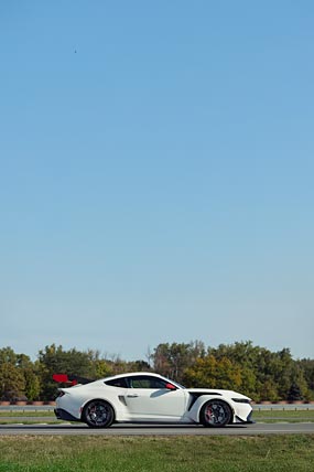 2025 Ford Mustang GTD Spirit of America phone wallpaper thumbnail.