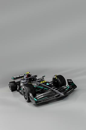 FIRST LOOK: Mercedes go back to black with new W14 for 2023 F1