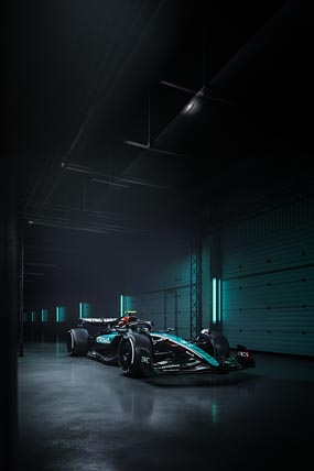 2024 Mercedes AMG W15 F1 E Performance phone wallpaper thumbnail.