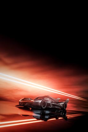 2024 Genesis GMR-001 Hypercar Concept phone wallpaper thumbnail.