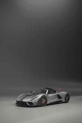 2025 Hennessey Venom F5-M Roadster phone wallpaper thumbnail.