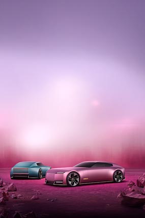 2024 Jaguar Type 00 Concept phone wallpaper thumbnail.