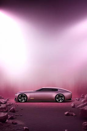 2024 Jaguar Type 00 Concept phone wallpaper thumbnail.