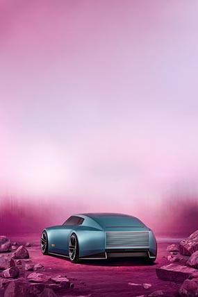 2024 Jaguar Type 00 Concept phone wallpaper thumbnail.