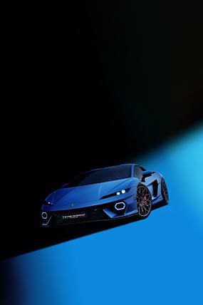 2025 Lamborghini Temerario phone wallpaper thumbnail.