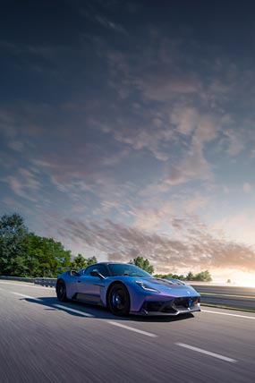 2025 Maserati GT2 Stradale phone wallpaper thumbnail.