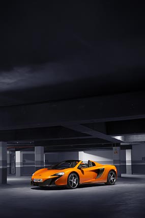 2015 McLaren 650S Spider phone wallpaper thumbnail.