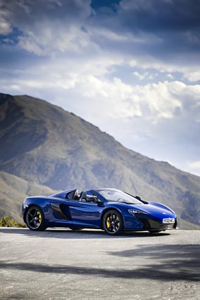 2015 McLaren 650S Spider phone wallpaper thumbnail.