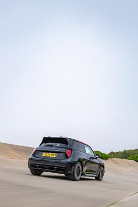 2025 Mini John Cooper Works Electric phone wallpaper thumbnail.