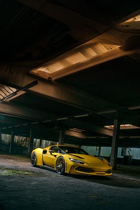 2024 Novitec Ferrari 296 GTB N-Largo phone wallpaper thumbnail.