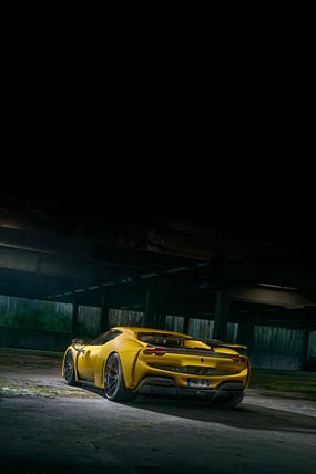 2024 Novitec Ferrari 296 GTB N-Largo phone wallpaper thumbnail.