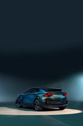 2024 Renault Embleme Concept phone wallpaper thumbnail.