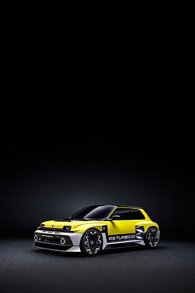 2025 Renault 5 Turbo 3E phone wallpaper thumbnail.