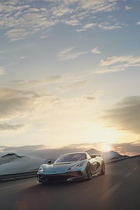 2025 Rimac Nevera R phone wallpaper thumbnail.