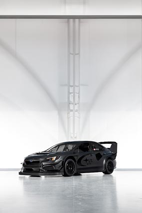 2024 Subaru WRX Project Midnight Concept phone wallpaper thumbnail.