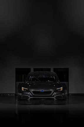 2024 Subaru WRX Project Midnight Concept phone wallpaper thumbnail.