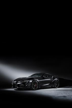 2025 Toyota GR Supra phone wallpaper thumbnail.