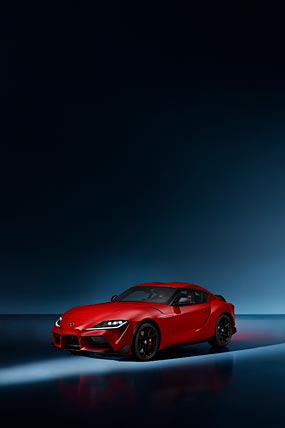 2025 Toyota GR Supra phone wallpaper thumbnail.