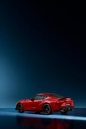 2025 Toyota GR Supra phone wallpaper thumbnail.