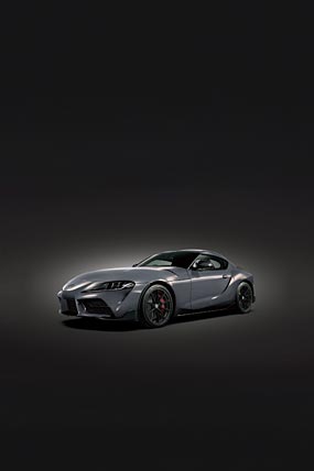 2025 Toyota GR Supra phone wallpaper thumbnail.