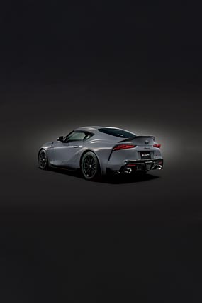 2025 Toyota GR Supra phone wallpaper thumbnail.