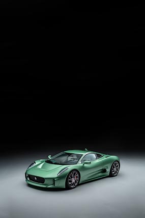 2024 Callum Jaguar C-X75 phone wallpaper thumbnail.