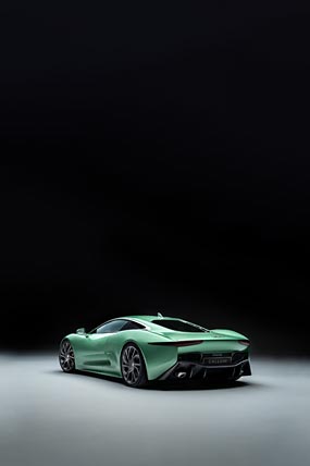 2024 Callum Jaguar C-X75 phone wallpaper thumbnail.