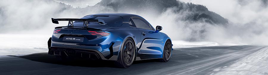 2025 Alpine A110 R Ultime super ultrawide wallpaper thumbnail.