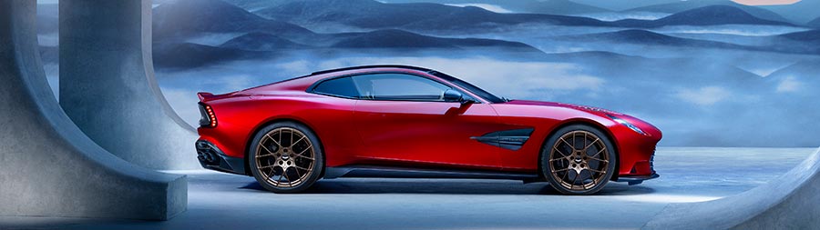 2025 Aston Martin Vanquish super ultrawide wallpaper thumbnail.