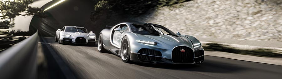 2026 Bugatti Tourbillon super ultrawide wallpaper thumbnail.
