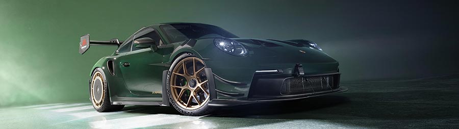 2025 Porsche 911 GT3 RS with Manthey Kit super ultrawide wallpaper thumbnail.