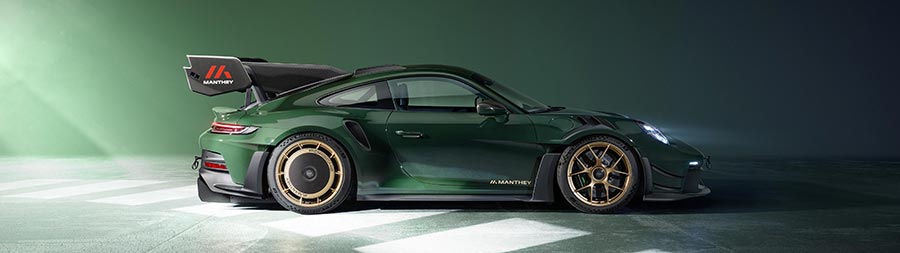 2025 Porsche 911 GT3 RS with Manthey Kit super ultrawide wallpaper thumbnail.