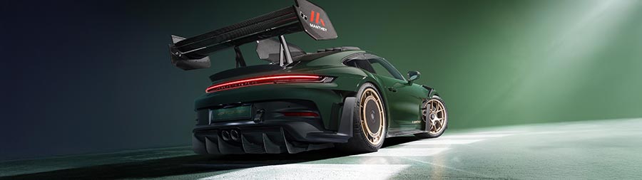 2025 Porsche 911 GT3 RS with Manthey Kit super ultrawide wallpaper thumbnail.