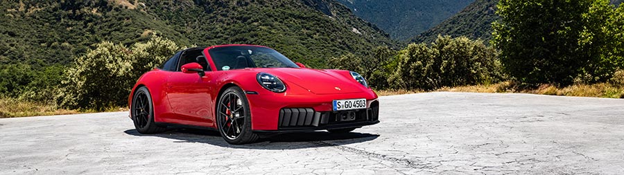 2025 Porsche 911 Targa 4 GTS super ultrawide wallpaper thumbnail.