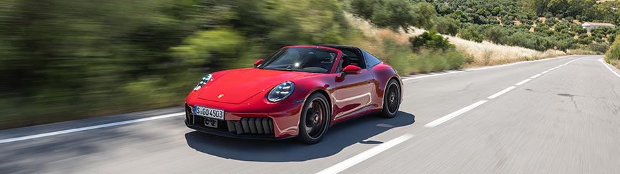 2025 Porsche 911 Targa 4 GTS super ultrawide wallpaper thumbnail.