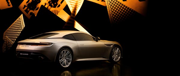 2025 Aston Martin DB12 Goldfinger Edition super ultrawide wallpaper thumbnail.