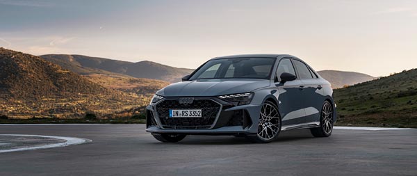 2025 Audi RS3 Sedan super ultrawide wallpaper thumbnail.