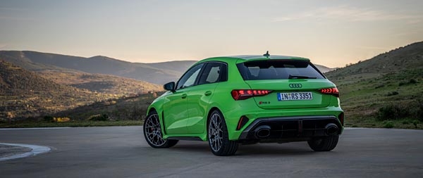 2025 Audi RS3 Sportback super ultrawide wallpaper thumbnail.