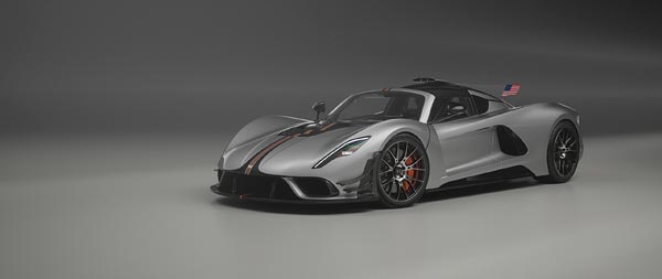 2025 Hennessey Venom F5-M Roadster super ultrawide wallpaper thumbnail.